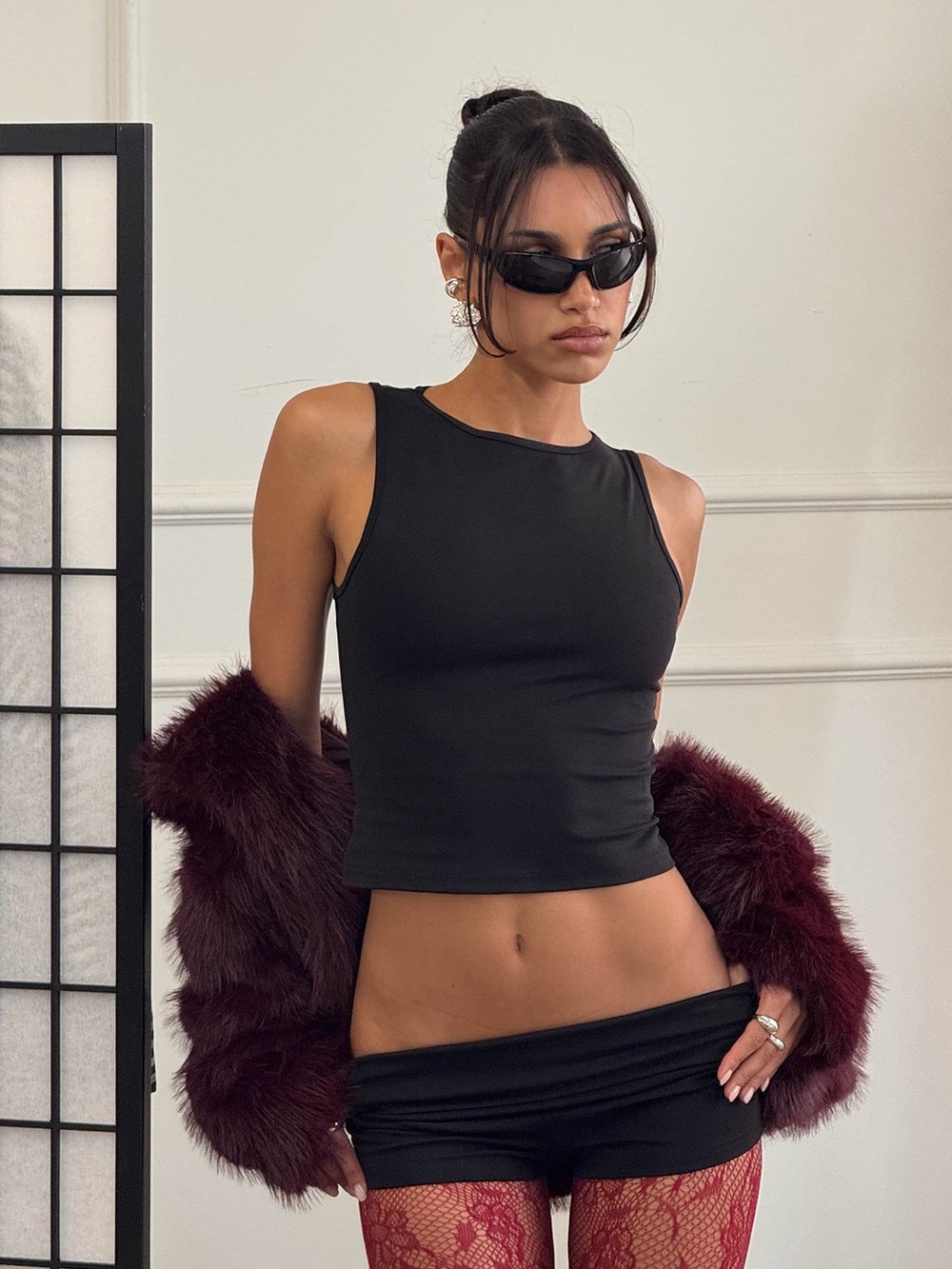 princess polly // manolo set black